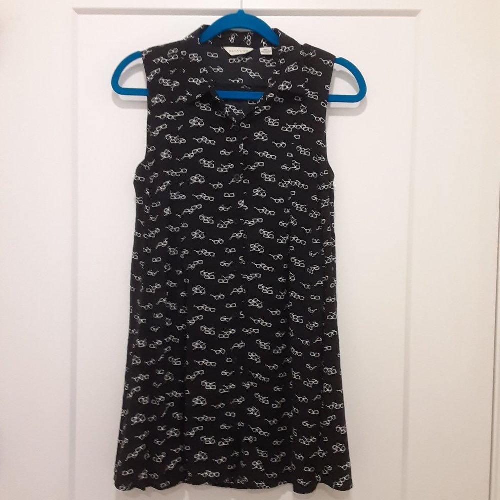 ANTHROPOLOGIE 11.1 TYLHO Percy Tunic Eyeglass Print (S)